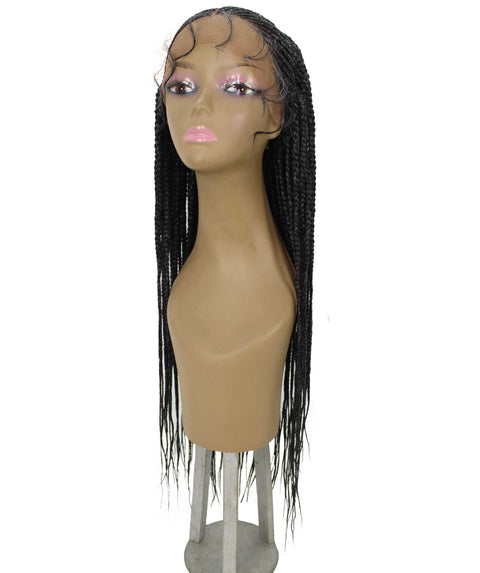Shanelle Salt & Pepper Grey Micro Cornrow Braided Wig