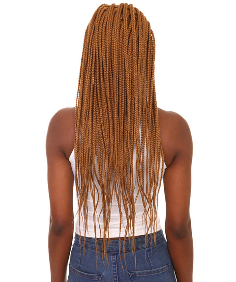 Aina Golden Blonde Cornrow Swiss Braided Wig 