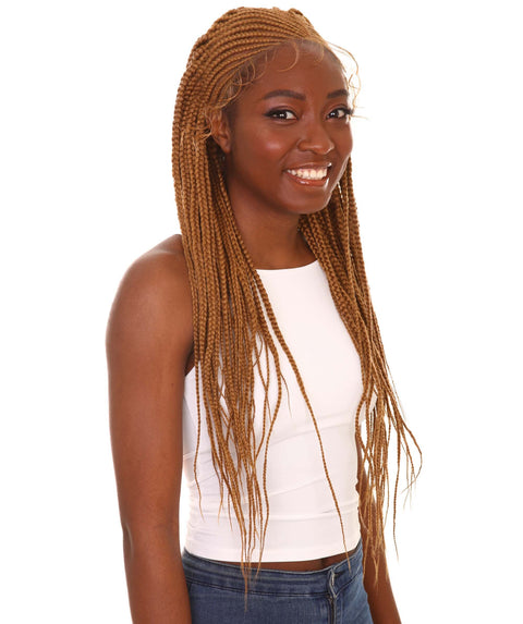 Aina Golden Blonde Cornrow Swiss Braided Wig 