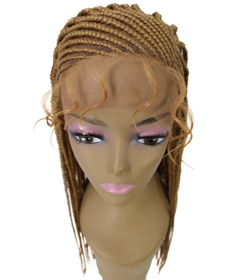 Aina Golden Blonde Cornrow Swiss Braided Wig 