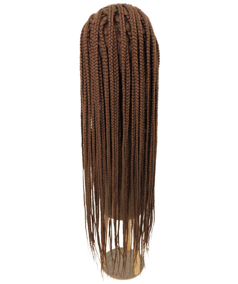 Aina Copper Blonde Cornrow Swiss Braided Wig 