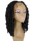Ezelle Natural Black Braided Lace Wig