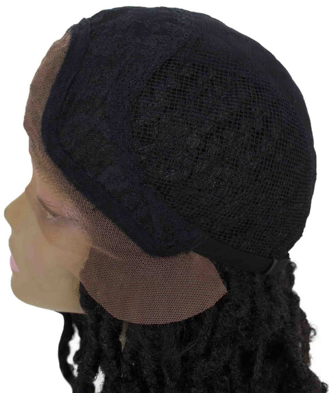 Ezelle Natural Black Braided Lace Wig