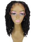 Ezelle Dark Brown  Braided Lace Wig