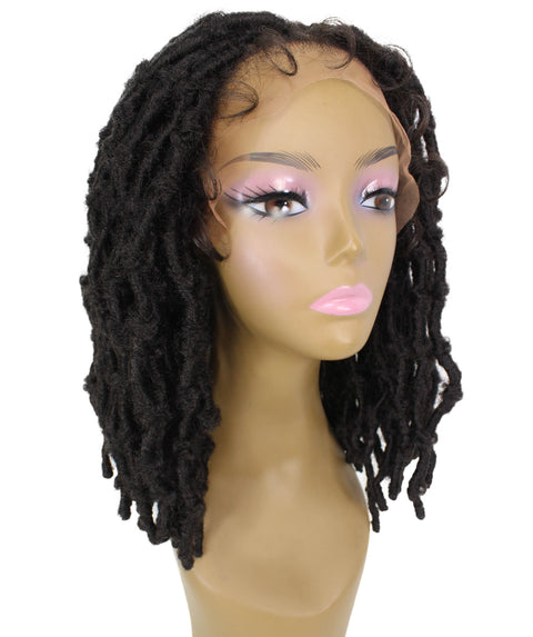 Ezelle Dark Brown  Braided Lace Wig