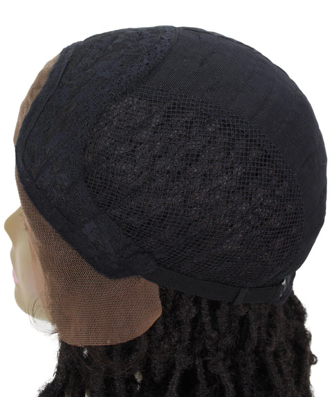 Ezelle Dark Brown  Braided Lace Wig