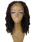 Ezelle Medium Brown Braided Lace Wig 