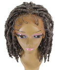 Ezelle Deep Grey Braided Lace Wig
