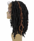 Ezelle Black and Brown Braided Lace Wig