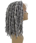 Ezelle Light Grey Braided Lace Wig