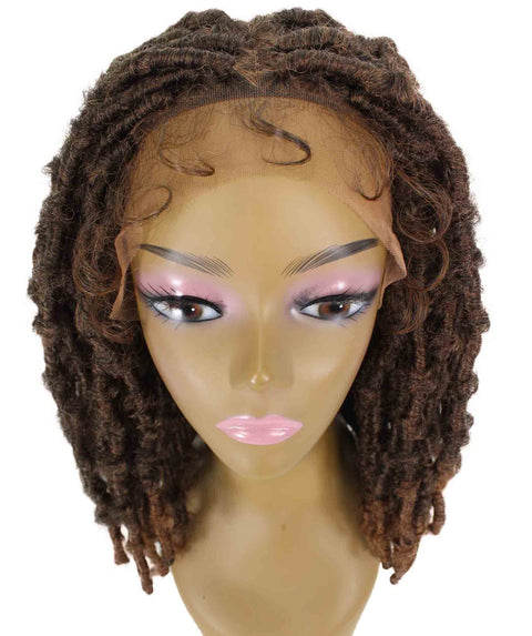 Ezelle Light Brown Braided Lace Wig