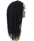 Vasuda Natural Black Dreadlock Braid Synthetic Wig
