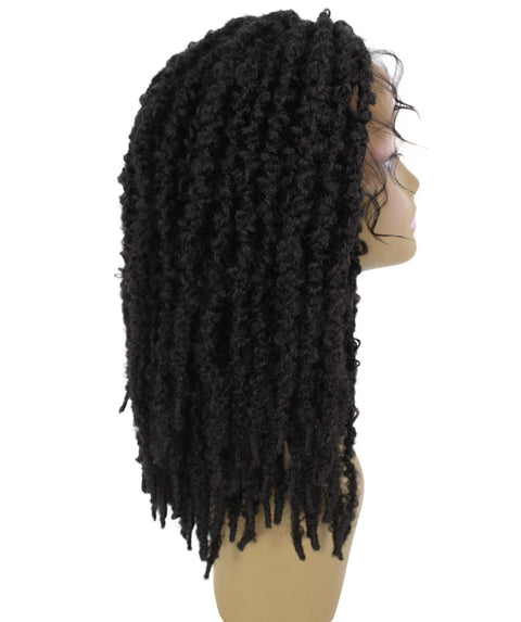Vasuda Natural Black Box Braids Lace Wig