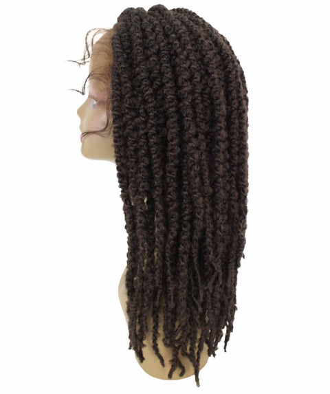 Lika Natural Black Dreadlock Braid Synthetic Wig