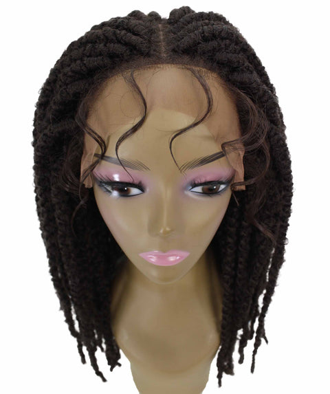 Lika Natural Black Dreadlock Braid Synthetic Wig