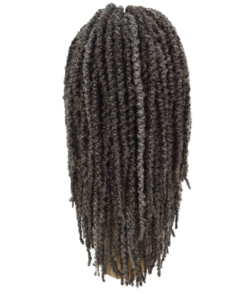 Lika Deep Grey Dreadlock Braid Synthetic Wig