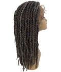 Lika Deep Grey Dreadlock Braid Synthetic Wig