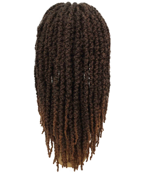 Lika Light Brown Dreadlock Braid Synthetic Wig