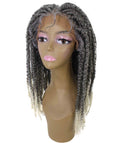 Lika White Ombre Dreadlock Braid Synthetic Wig