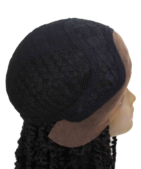 Virgin Human Fertilizer Braided Glueless Lace Front Wigs