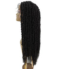 Esosa Natural Black Twisted Braid Synthetic Wig