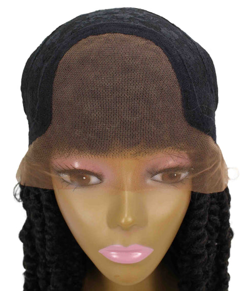Virgin Human Fertilizer Braided Glueless Lace Front Wigs