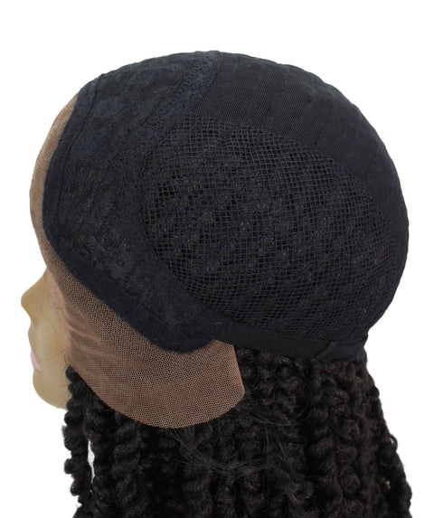 Virgin Human Fertilizer Braided Glueless Lace Front Wigs