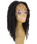 Vasuda Dark Brown Box Braids Lace Wig