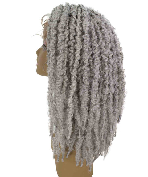 Vasuda Light Grey Box Braids Lace Wig