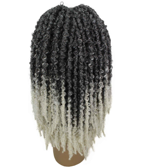Vasuda White Ombre Box Braids Lace Wig