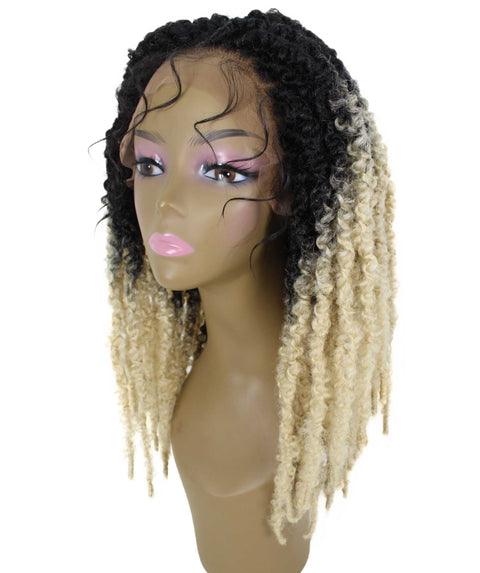 Vasuda Blonde Ombre Box Braids Lace Wig