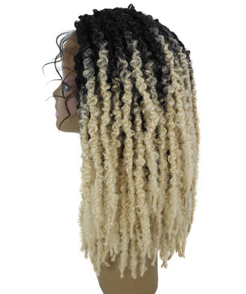 Vasuda Blonde Ombre Box Braids Lace Wig
