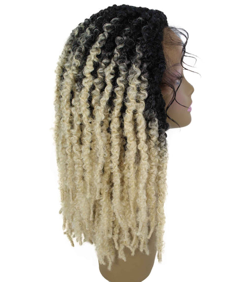 Vasuda Blonde Ombre Box Braids Lace Wig
