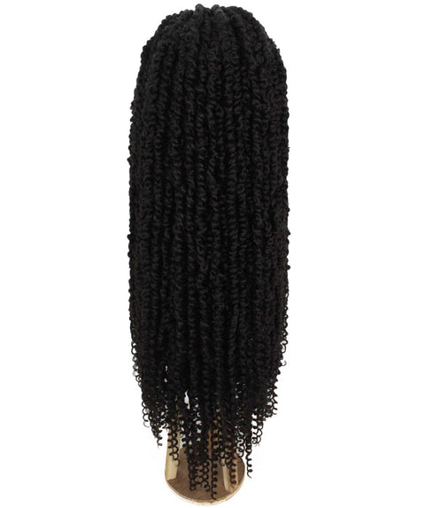 Esosa Natural Black Twisted Braid Synthetic Wig