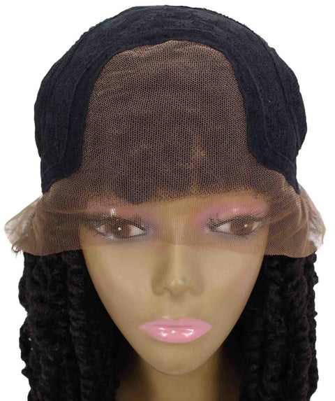 Virgin Human Fertilizer Braided Glueless Lace Front Wigs