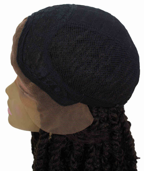 Virgin Human Fertilizer Braided Glueless Lace Front Wigs