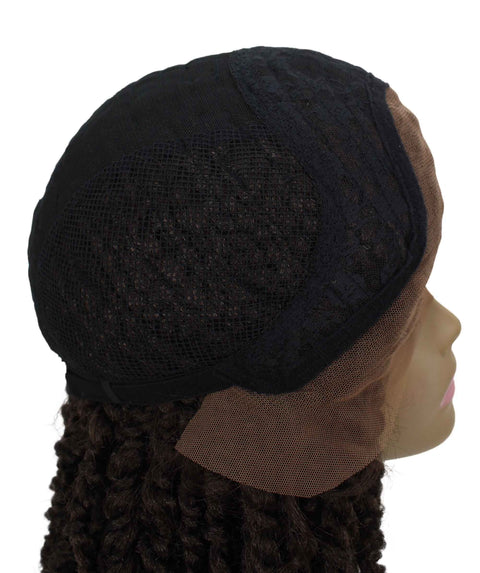 Virgin Human Fertilizer Braided Glueless Lace Front Wigs