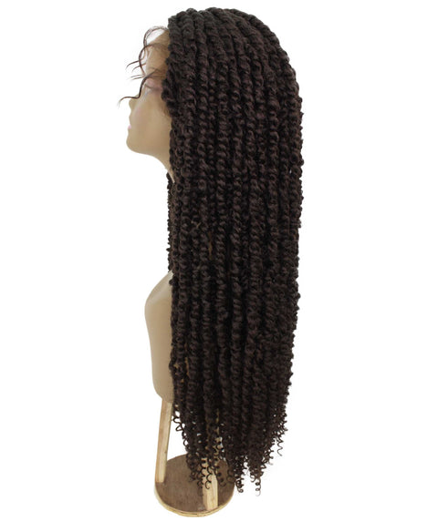 Esosa Medium Brown Twisted Braid Synthetic Wig 