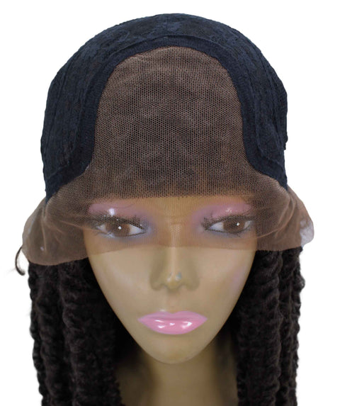 Virgin Human Fertilizer Braided Glueless Lace Front Wigs