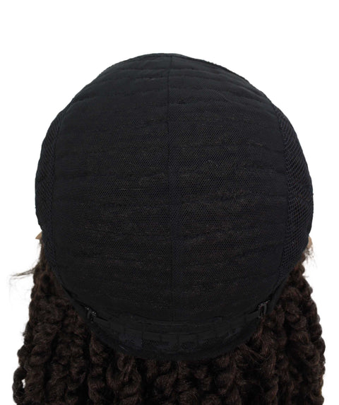 Virgin Human Fertilizer Braided Glueless Lace Front Wigs