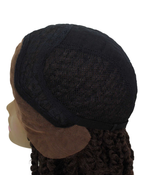 Virgin Human Fertilizer Braided Glueless Lace Front Wigs