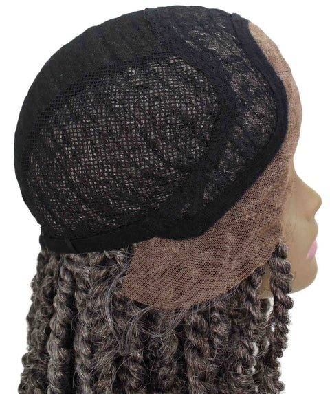 Virgin Human Fertilizer Braided Glueless Lace Front Wigs