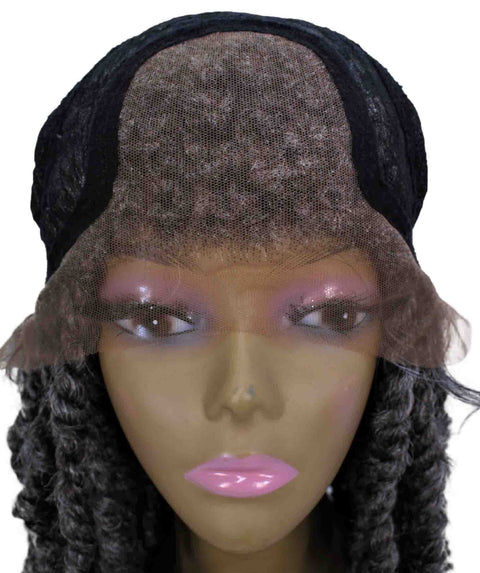 Virgin Human Fertilizer Braided Glueless Lace Front Wigs