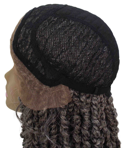 Virgin Human Fertilizer Braided Glueless Lace Front Wigs