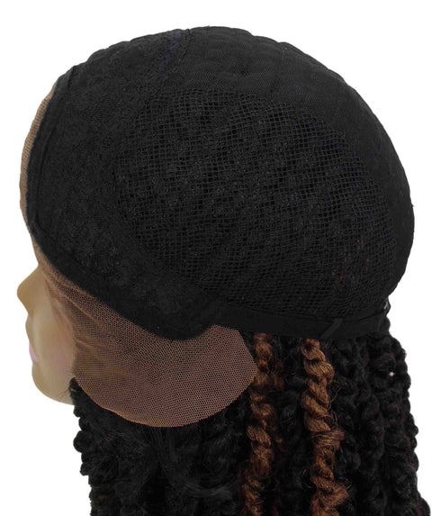 Virgin Human Fertilizer Braided Glueless Lace Front Wigs