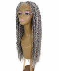 Esosa Light Grey Twisted Braid Synthetic Wig