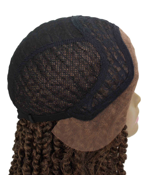 Virgin Human Fertilizer Braided Glueless Lace Front Wigs