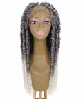 Esosa White Ombre Twisted Braid Synthetic Wig