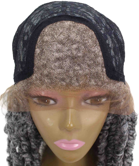 Virgin Human Fertilizer Braided Glueless Lace Front Wigs