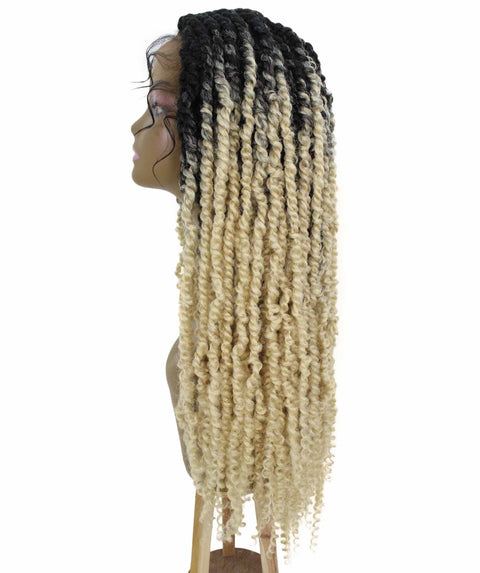 Esosa Blonde Ombre Twisted Braid Synthetic Wig